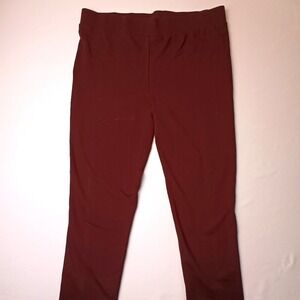 Philosophy Womens Mid Rise Skinny Leg Leggings Size S Brown Stretch Casual